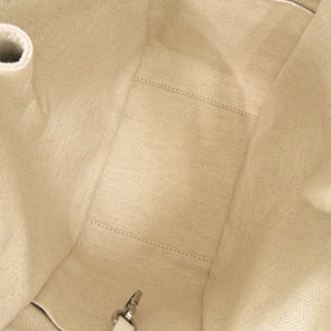 新品同様 ロエベ 2WAY HAMMOCK COMPACT A538H13X03 レザー ホワイト ハンドバッグ 白 0110【中古】LOEWE