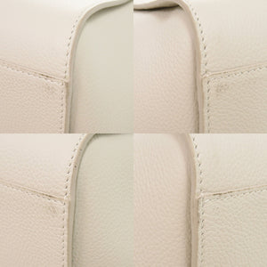 新品同様 ロエベ 2WAY HAMMOCK COMPACT A538H13X03 レザー ホワイト ハンドバッグ 白 0110【中古】LOEWE