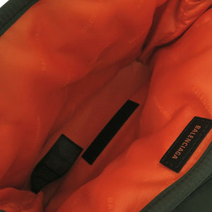 新品同様 バレンシアガ ネイビーカバス XS 390346 3190 P 528147 ナイロン カーキ 2way ハンドバッグ 0124【中古】BALENCIAGA