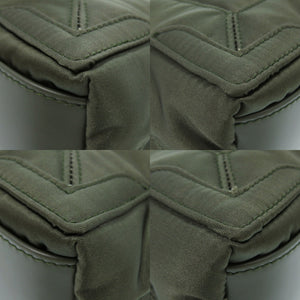 新品同様 バレンシアガ ネイビーカバス XS 390346 3190 P 528147 ナイロン カーキ 2way ハンドバッグ 0124【中古】BALENCIAGA