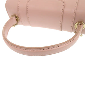 新品同様 ブルガリ センペティ フォーエバー レザー ピンク 2way ハンドバッグ 0126【中古】BVLGARI