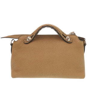 新品同様 フェンディ バイザウェイ セレリア ミニ 8BS098 ASU2 F0EMR レザー ブラウン 2way ハンドバッグ 0130【中古】FENDI