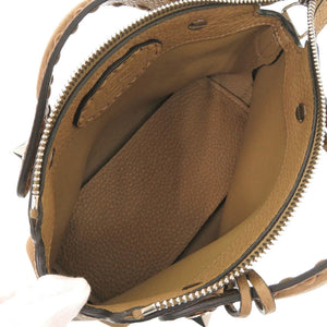 新品同様 フェンディ バイザウェイ セレリア ミニ 8BS098 ASU2 F0EMR レザー ブラウン 2way ハンドバッグ 0130【中古】FENDI