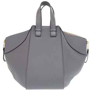 新品同様 ロエベ 2WAY HAMMOCK SMALL A538S35X51 レザー グレー ハンドバッグ 0134【中古】LOEWE