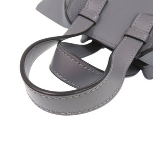 新品同様 ロエベ 2WAY HAMMOCK SMALL A538S35X51 レザー グレー ハンドバッグ 0134【中古】LOEWE