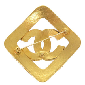 美品 シャネル ココマーク GP ゴールド ブローチ 0159【中古】CHANEL