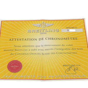 美品 ブライトリング ナビタイマー A13322 自動巻き 腕時計 SS / レザー ブラック 黒文字盤 0171【中古】BREITLING メンズ