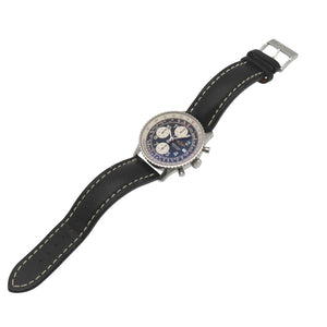 美品 ブライトリング ナビタイマー A13322 自動巻き 腕時計 SS / レザー ブラック 黒文字盤 0171【中古】BREITLING メンズ