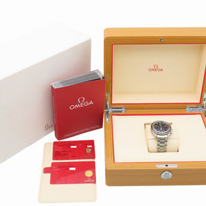 美品 オメガ
 自動巻き スピードマスター レーシング コーアクシャル クロノメーター 326.30.40.50.03.001 腕時計
 ステンレススチール ネイビー 0177
【中古】OMEGA メンズ