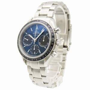 美品 オメガ
 自動巻き スピードマスター レーシング コーアクシャル クロノメーター 326.30.40.50.03.001 腕時計
 ステンレススチール ネイビー 0177
【中古】OMEGA メンズ