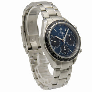 美品 オメガ
 自動巻き スピードマスター レーシング コーアクシャル クロノメーター 326.30.40.50.03.001 腕時計
 ステンレススチール ネイビー 0177
【中古】OMEGA メンズ