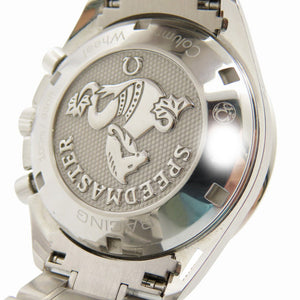 美品 オメガ
 自動巻き スピードマスター レーシング コーアクシャル クロノメーター 326.30.40.50.03.001 腕時計
 ステンレススチール ネイビー 0177
【中古】OMEGA メンズ