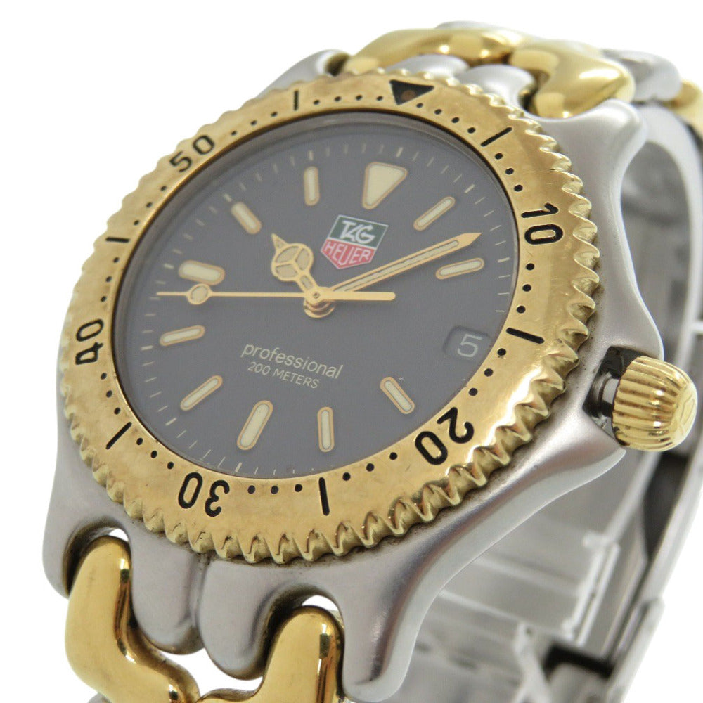 タグホイヤー セル プロフェッショナル S95.206 SS グレー クオーツ 腕時計 0179【中古】TAG HEUER