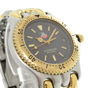 タグホイヤー セル プロフェッショナル S95.206 SS グレー クオーツ 腕時計 0179【中古】TAG HEUER
