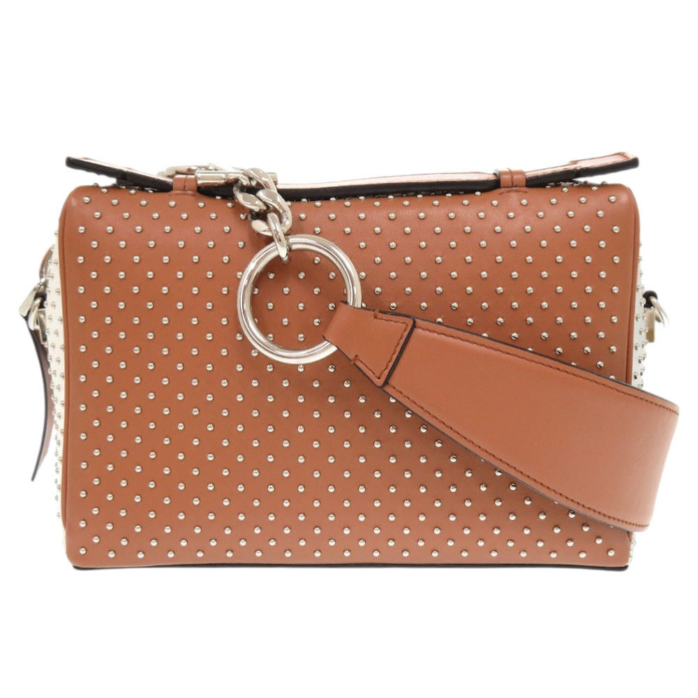 美品 トッズ レザー ブラウン ブラック 2WAY ハンドバッグ ショルダーバッグ 茶 黒 0219【中古】TOD’S