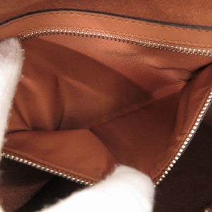 美品 トッズ レザー ブラウン ブラック 2WAY ハンドバッグ ショルダーバッグ 茶 黒 0219【中古】TOD’S