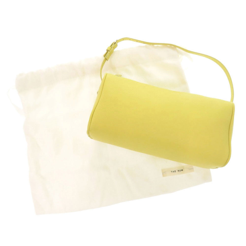 新品同様 ザ ロウ 90's BAG W1281 L95 レザー イエロー ハンドバッグ 黄 0220【中古】THE ROW