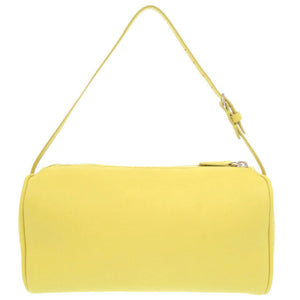 新品同様 ザ ロウ 90's BAG W1281 L95 レザー イエロー ハンドバッグ 黄 0220【中古】THE ROW