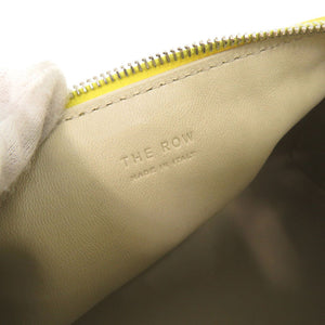 新品同様 ザ ロウ 90's BAG W1281 L95 レザー イエロー ハンドバッグ 黄 0220【中古】THE ROW
