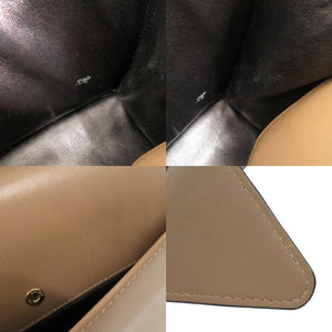 ロエベ バルセロナ レザー ベージュ ショルダーバッグ 0242【中古】LOEWE