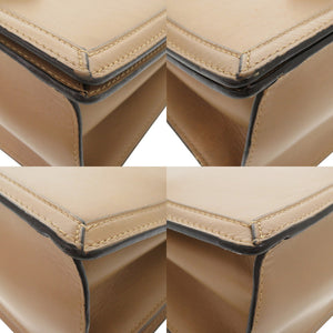 ロエベ バルセロナ レザー ベージュ ショルダーバッグ 0242【中古】LOEWE