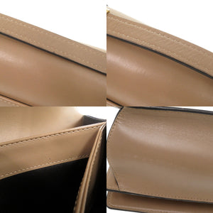 ロエベ バルセロナ レザー ベージュ ショルダーバッグ 0242【中古】LOEWE