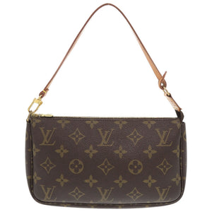 ルイ ヴィトン ポシェット アクセソワール モノグラム M51980 ブラウン ポーチ LV 0244【中古】LOUIS VUITTON