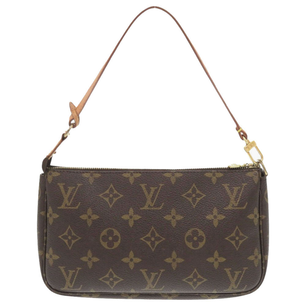 ルイ ヴィトン ポシェット アクセソワール モノグラム M51980 ブラウン ポーチ LV 0244【中古】LOUIS VUITTON