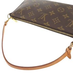 ルイ ヴィトン ポシェット アクセソワール モノグラム M51980 ブラウン ポーチ LV 0244【中古】LOUIS VUITTON
