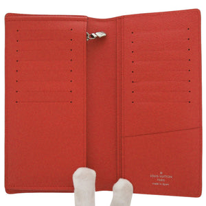 未使用 ルイ ヴィトン Supremeコラボ ポルトフォイユ ブラザ エピ M67719 エピレザー レッド 長財布 赤 LV 0249【中古】LOUIS VUITTON