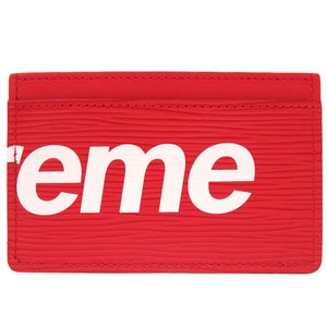 未使用 ルイ ヴィトン × シュプリーム ポルト カルト サーンプル エピ レッド M67712 カードケース パスケース 赤 LV 0250 【中古】 LOUIS VUITTON × Supreme