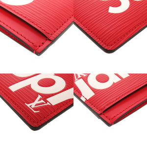未使用 ルイ ヴィトン × シュプリーム ポルト カルト サーンプル エピ レッド M67712 カードケース パスケース 赤 LV 0250 【中古】 LOUIS VUITTON × Supreme