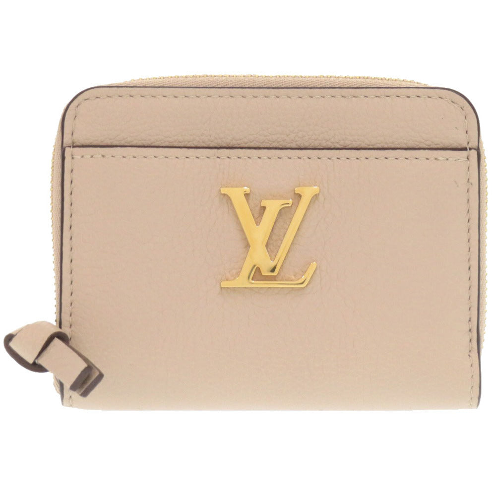 新品同様 ルイ ヴィトン ジッピーコインパース ロックミー レザー グレージュ ICタグ M80100 二つ折り財布 LV 0259 【中古】 LOUIS VUITTON