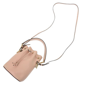 フェンディ モントレゾール ミニ 8BS010 レザー ピンク 2way ハンドバッグ 0267【中古】FENDI