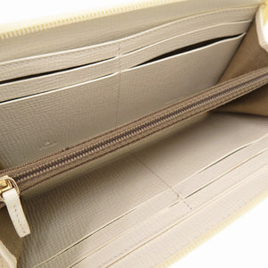 未使用 フェンディ FF ズッカ 8M0024 レザー ホワイト マルチカラー 長財布 白 0290 【中古】 FENDI