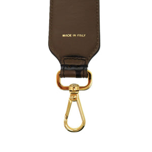 新品同様 フェンディ
 ストラップユー ロング ショルダーストラップ
 レザー ブラウン 0295
【中古】FENDI レディース