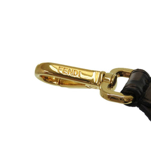 新品同様 フェンディ
 ストラップユー ロング ショルダーストラップ
 レザー ブラウン 0295
【中古】FENDI レディース