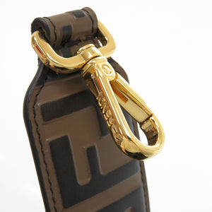 新品同様 フェンディ
 ストラップユー ロング ショルダーストラップ
 レザー ブラウン 0295
【中古】FENDI レディース