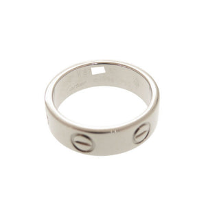 新品同様 カルティエ ラブリング K18WG 750WG #50 ホワイトゴールド リング 指輪 ジュエリー 0310【中古】CARTIER