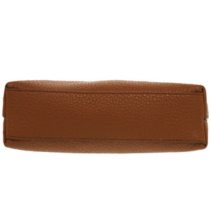 美品 プラダ コスメポーチ レザー/レザー ブラウン 茶 ポーチ バッグ 0320【中古】PRADA