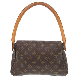 ルイ ヴィトン ミニルーピング モノグラム M51147 ブラウン ハンドバッグ LV 0347【中古】LOUIS VUITTON