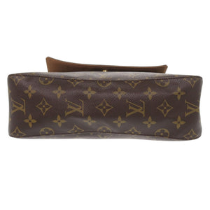 ルイ ヴィトン ミニルーピング モノグラム M51147 ブラウン ハンドバッグ LV 0347【中古】LOUIS VUITTON