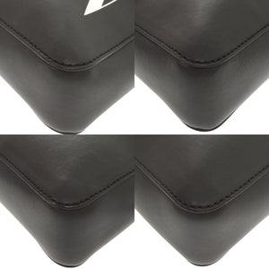 美品 ヴァレンティノ ガラヴァーニ レザー ブラック ショルダーバッグ 黒 0371【中古】Valentino Garavani