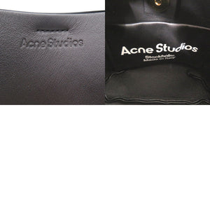 新品同様 アクネストゥディオズ マイクロ MUSUBI ムスビ ショルダーバッグ レザー ブラック 0373【中古】ACNE STUDIOS