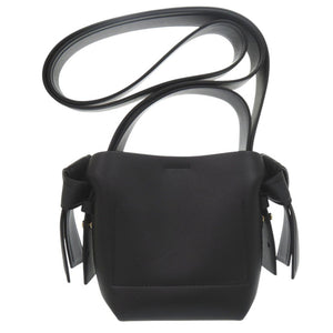 新品同様 アクネストゥディオズ マイクロ MUSUBI ムスビ ショルダーバッグ レザー ブラック 0373【中古】ACNE STUDIOS