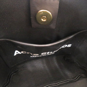 新品同様 アクネストゥディオズ マイクロ MUSUBI ムスビ ショルダーバッグ レザー ブラック 0373【中古】ACNE STUDIOS