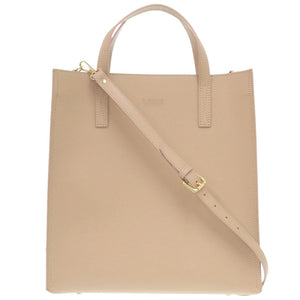 新品同様 ア テストーニ 2WAY レザー ベージュ トートバッグ 0390【中古】a.testoni