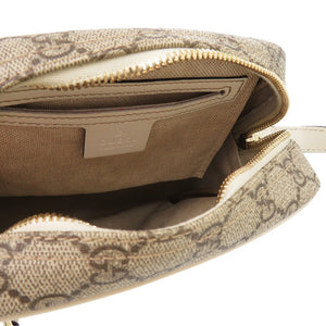 美品 グッチ GGスプリーム 233268 PVC GGスプリームキャンバス ブラウン 茶 ショルダーバッグ 0398【中古】GUCCI