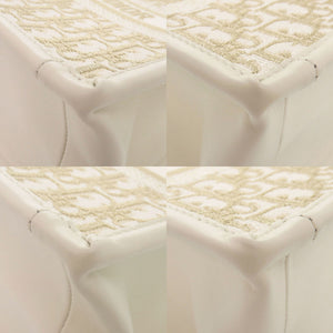 新品同様 クリスチャンディオール オブリーク ブックトート スモール キャンバス レザー ホワイト ゴールド 0416【中古】Christian Dior