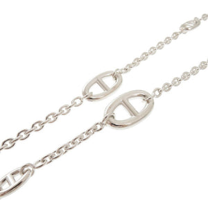 未使用品 エルメス ファランドール80 シェーヌダンクル シルバー925 ネックレス 0433【中古】HERMES